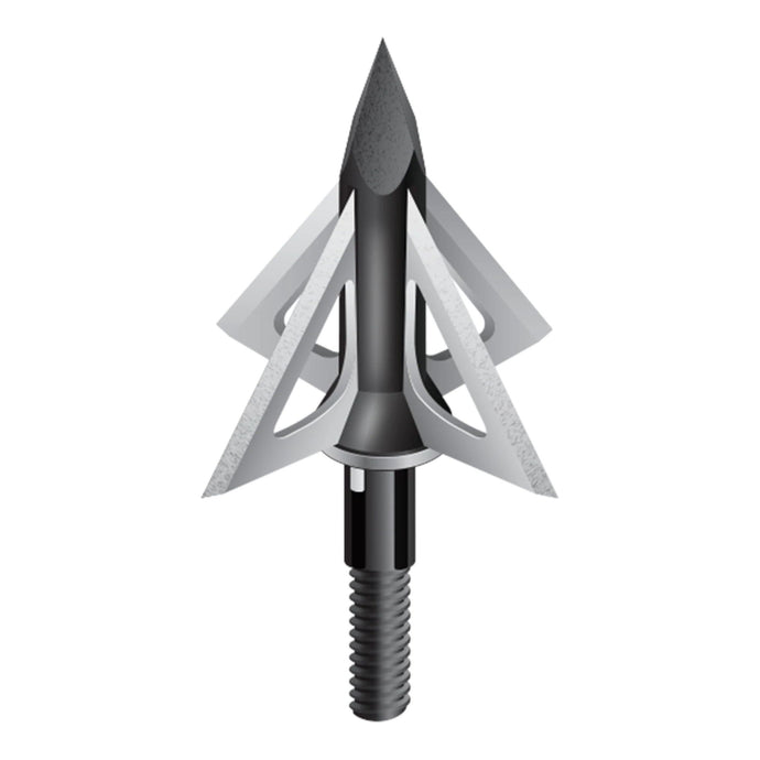 Slick Trick Crossbow Trick Broadheads, 100 Grain, Pack of 4 - High-performance hunting points for crossbows.