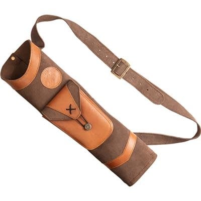 Bear Archery bow alongside Superlite back quiver, showcasing a combination of precision craftsmanship and outdoor adventure gear.