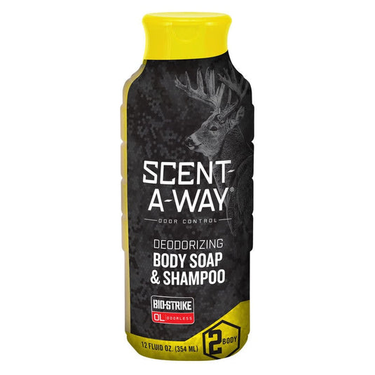 Hunters Specialties scent-free soap and shampoo for effective cleaning and odor elimination in outdoor gear.