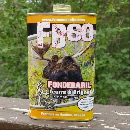 500 ml bottle of Ferme Monette plus Orignal FB60 concentrated mare in heat urine, featuring a creamy texture.