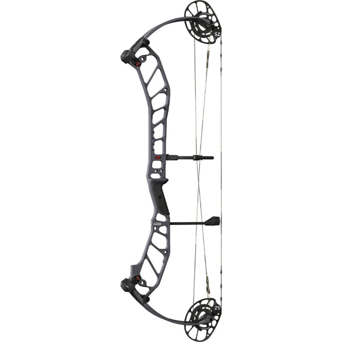pse evo xf 33 ec2, right handed, 26-31.5, grey (charcoal), 70#, clearance