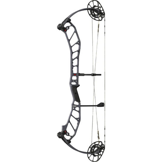 pse evo xf 33 ec2, right handed, 26-31.5, grey (charcoal), 70#, clearance