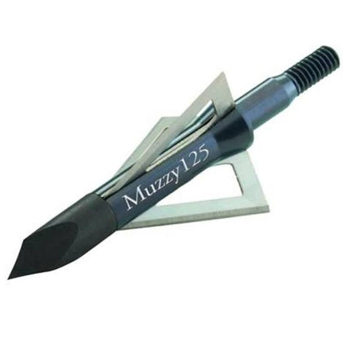 Muzzy Plus 125gr hunting broadheads - Pack of 3.