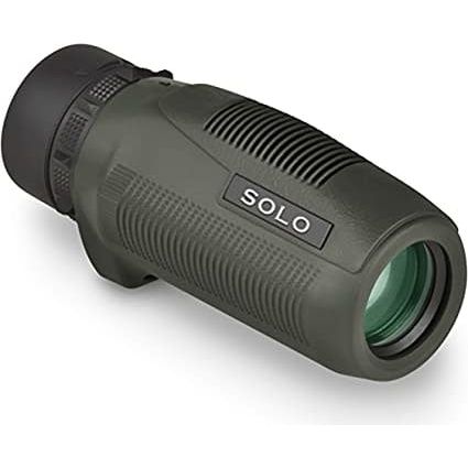 High-quality image of a Vortex Plus monocular, showcasing its sleek design and advanced optical features, set against a natural outdoor backdrop.