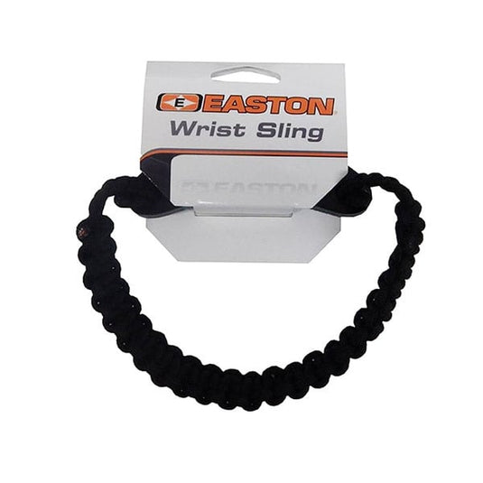 Easton Plus wrist sling in black, designed for enhanced comfort and support during sports activities.