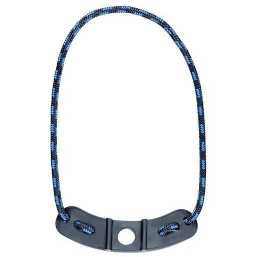 Pine Ridge Archery braided wrist sling in blue, showcasing its durable design and comfortable fit for archery enthusiasts.