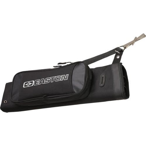 Easton Plus Ambi Quiver with 3 Tubes in Black, designed for archery enthusiasts, featuring a sleek and durable construction for optimal arrow storage and easy access.