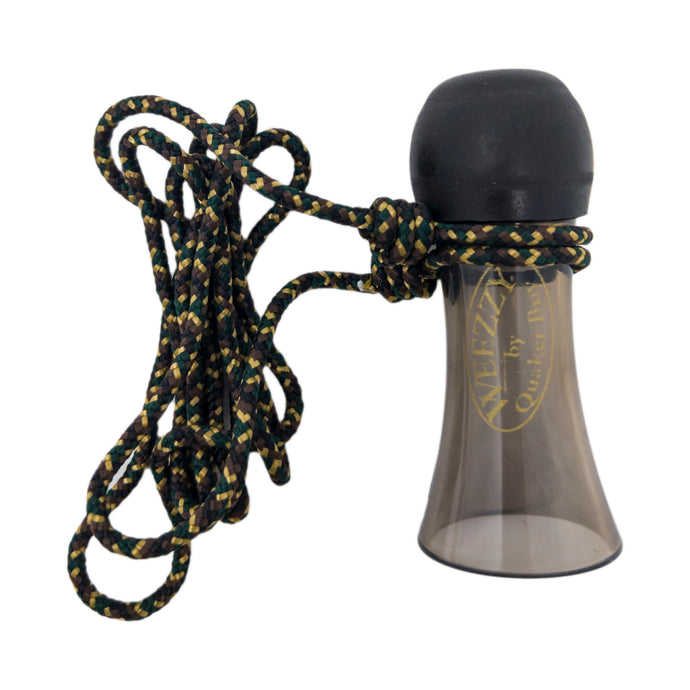 Quaker Boy Weezy Snort Wheeze Call for deer hunting, featuring a compact design with a realistic snorting sound to attract deer.