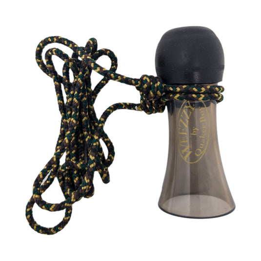Quaker Boy Weezy Snort Wheeze Call for deer hunting, featuring a compact design with a realistic snorting sound to attract deer.