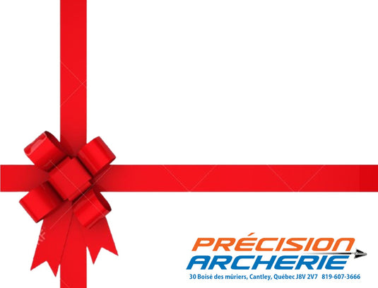 Précision Archerie certificat cadeau