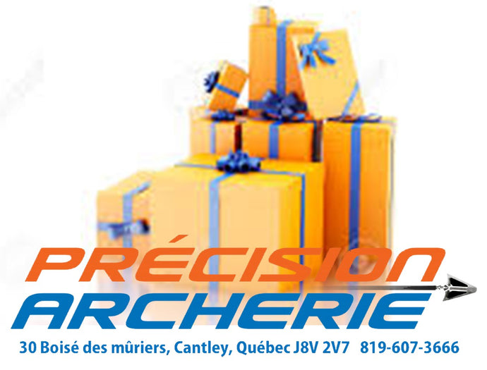Précision Archerie certificat cadeau