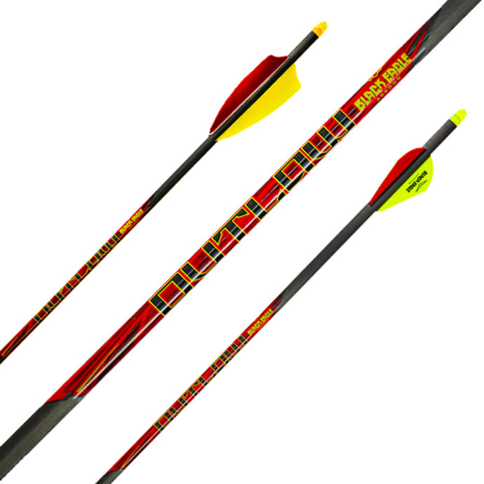 Outlaw Natural Feather Arrow - pack of 6
