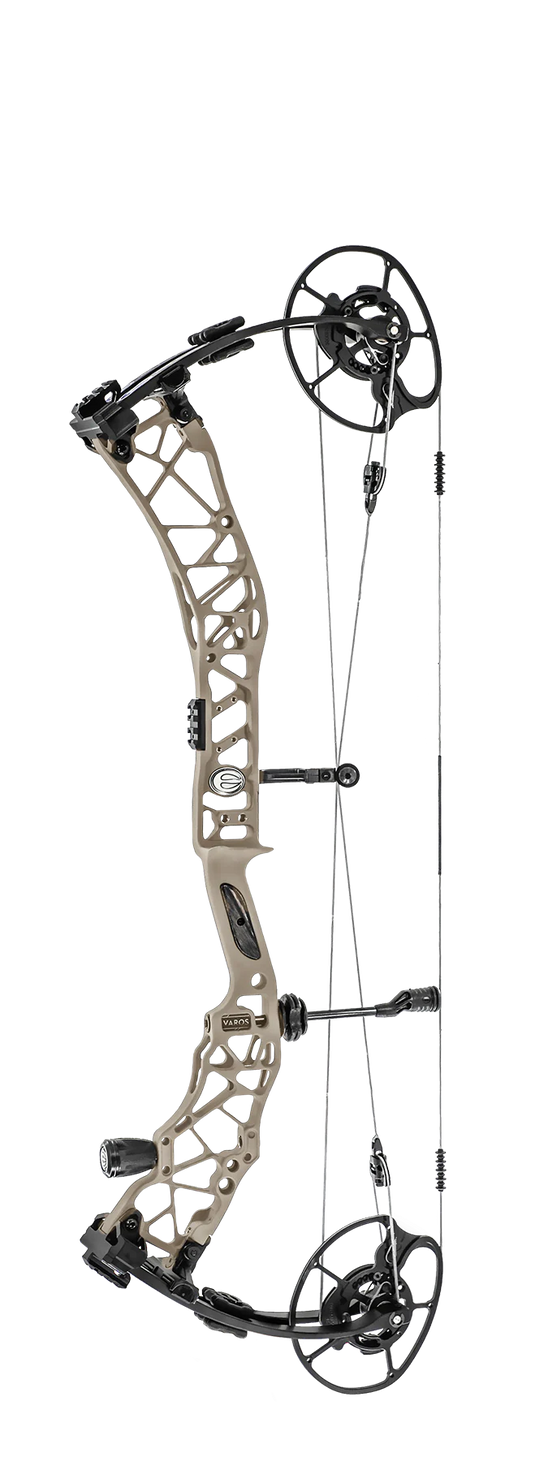 Varos , droitier, 65# couleur mountain tan