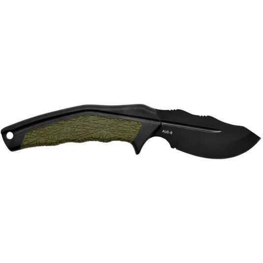 Camillus Couteau KJ Warden HT-8.5 fixed blade knife featuring a durable design and ergonomic handle.