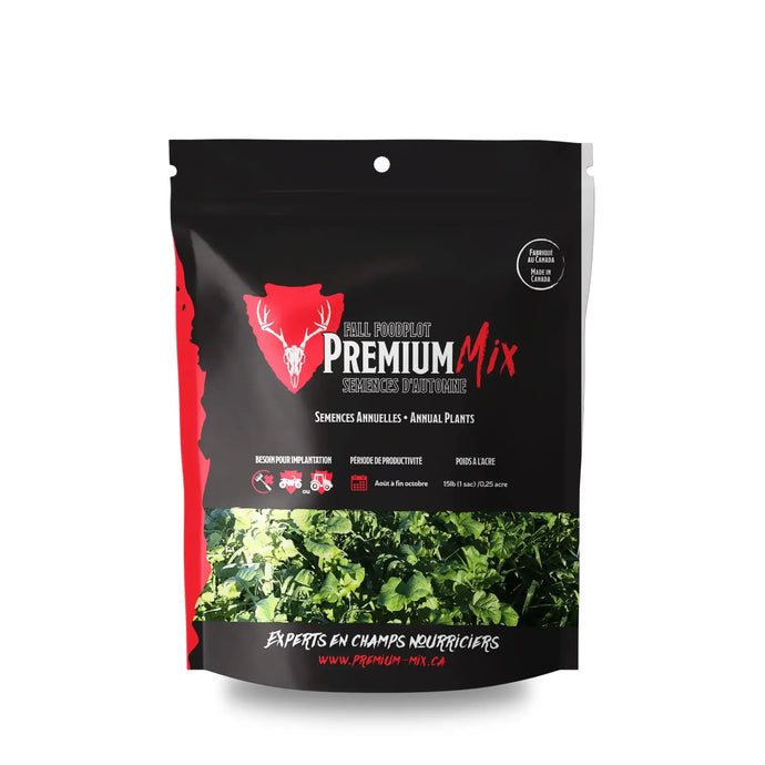 Premium-Mix plus Semences d'automne: a vibrant blend of autumn seeds showcasing rich colors and textures, ideal for enhancing garden aesthetics in fall.