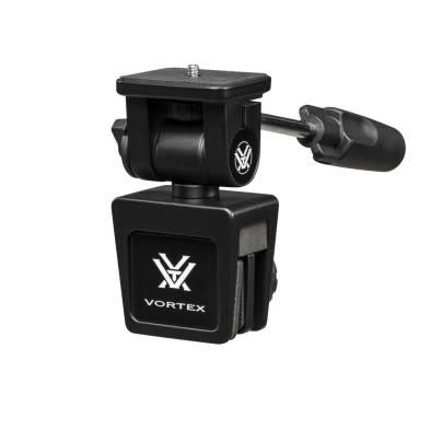 Vortex automotive window mount with panoramic head for secure and versatile device positioning.