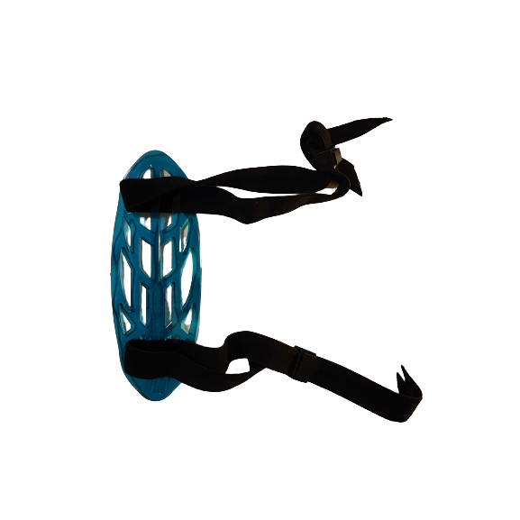 Bohning Plus D-Flector Armguard in black, featuring adjustable straps for a secure fit, designed for archery protection with a sleek, ergonomic design.