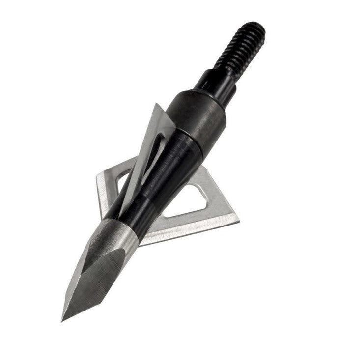 Wasp plus Bullet fixed blade broadheads, 1-inch cutting diameter, 0.027 stainless steel blades, pack of 3.