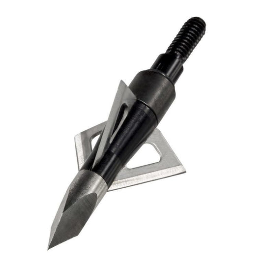 Wasp plus Bullet fixed blade broadheads, 1-inch cutting diameter, 0.027 stainless steel blades, pack of 3.