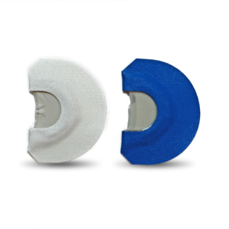 Recall Designs blue and white diaphragm with box.