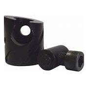 Close-up of a CBE quick disconnect fitting at a 10-degree angle, showcasing its sleek design and durable materials, ideal for efficient fluid transfer in industrial applications.