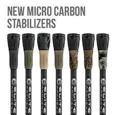 Elite Archery bow with a Micro Stabilizer, showcasing precision engineering and sleek design for optimal performance in archery.