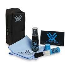 Vortex cleaning kit for anti-fogging, featuring the Vortex Plus and Trousse de Terrain Vortex, designed for optimal lens maintenance and clarity.