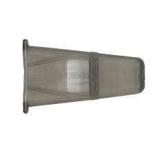 Gray Saunders Plus end cap protector for archery equipment, designed to enhance safety and durability.