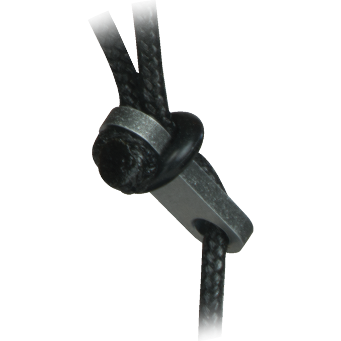Hamskea easy glide cord tensioner with O-ring, designed for smooth cord adjustment (no string included).