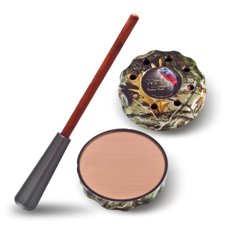 Image of a Recall Designs product featuring a friction camo pattern in copper tones, showcasing its unique design and texture.