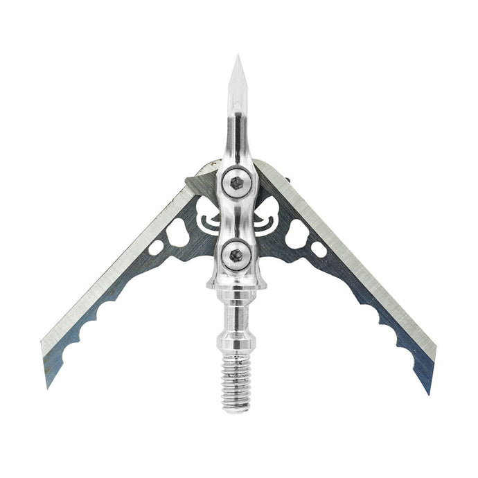 Rage Hypodermic NC 2-blade 100 grain broadheads, pack of 3, featuring a sleek design for precision hunting.