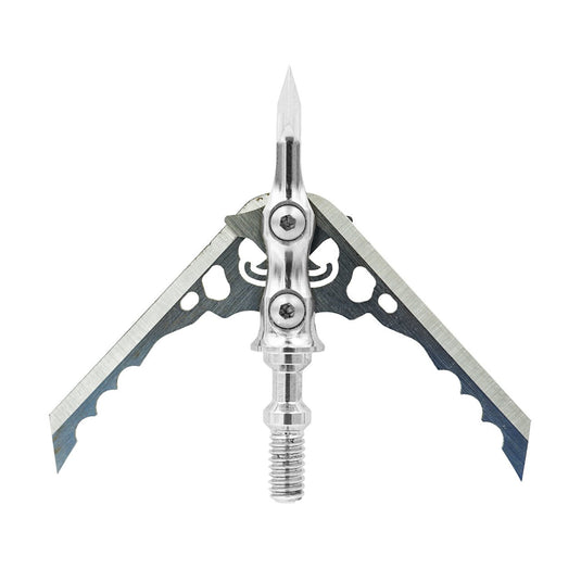 Rage Hypodermic NC 2-blade 100 grain broadheads, pack of 3, featuring a sleek design for precision hunting.