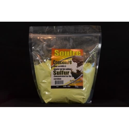 Ferme Monette Orignal Soufre concentré 2.5 kg packaging featuring a vibrant design, showcasing its natural ingredients and benefits for agricultural use.