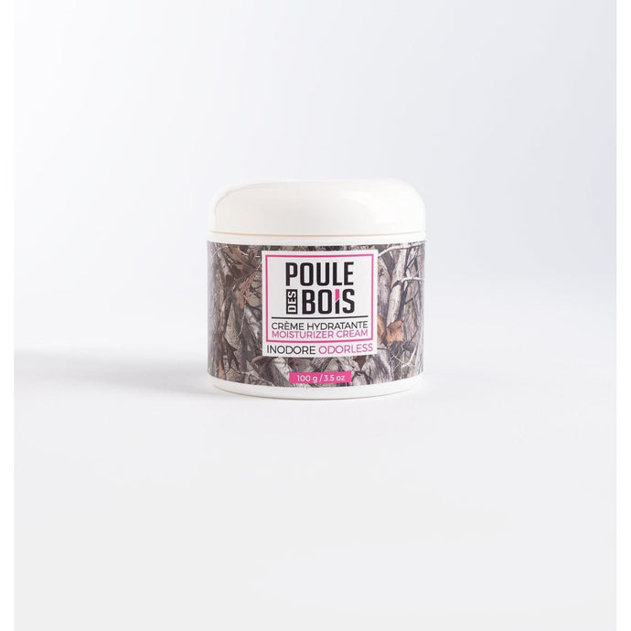 Poule des bois natural skincare cream with unscented moisturizing formula, ideal for sensitive skin.