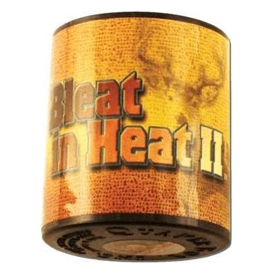 Quaker Boy Bleat-in-Heat II deer call, designed for attracting deer with realistic bleating sounds, featuring a compact and ergonomic design for easy handling in the field.
