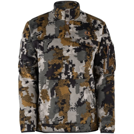 Connec Outdoor plus ANORAK LYNX - OUTVISION jacket displayed in a natural outdoor setting, showcasing its stylish design and functional features.