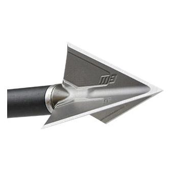 Three-pack of G5 Plus Montec M3 100-grain broadheads for hunting.