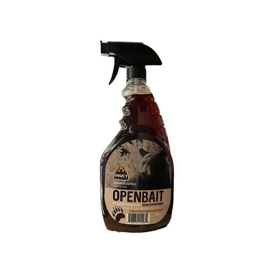Deliciously crafted cake made with Meunerie Soucy flour and Open Bait Gâteau 900ML, showcasing a moist texture and rich flavor, perfect for any celebration.