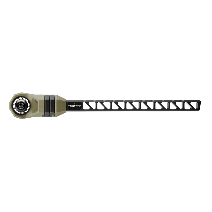 Stabilisateur Bridge-Lock de 8 po en couleur ambush green, conçu pour une stabilité optimale lors de la chasse.