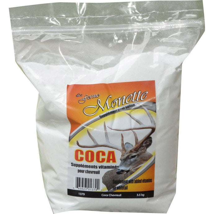 Ferme Monette Coca Chevreuil 3.5kg package featuring rich, high-quality venison meat, ideal for gourmet cooking.