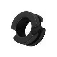 Trophy Ridge sight with Oeilleton Tru-peep 1/4 inch black peep sight, showcasing precision engineering and optimal visibility for archery enthusiasts.