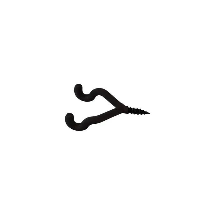 Image of a muddy landscape featuring a double accessory hook, showcasing its versatility and durability in outdoor settings.