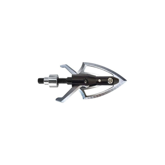 D.R.T. b.m.f. 100-125gr. hunting broadheads, pack of 3, featuring sharp points for precision and performance.