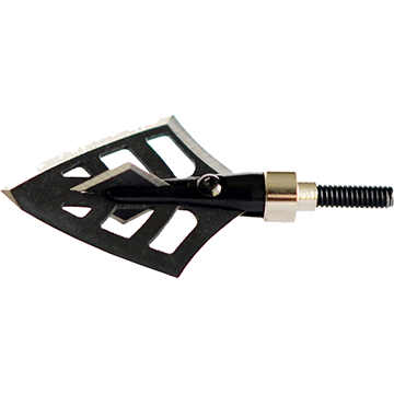 Pack of 3 D.R.T. 100-125gr single bevel broadheads for hunting, featuring sharp points for precision and performance.