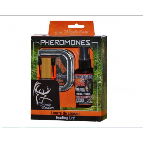 Ferme Monette product featuring female bear pheromones for enhanced attraction and natural allure.