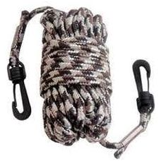 Primos Plus pull-up rope featuring a durable design, ideal for safely hoisting gear into trees during hunting or outdoor activities.