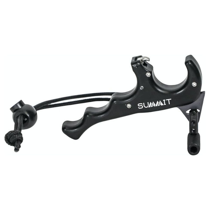Scott Archery thumb trigger release aid, model Summit, showcasing its ergonomic design and precision engineering for archery enthusiasts.