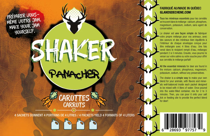 Shaker – Panacher Carottes
