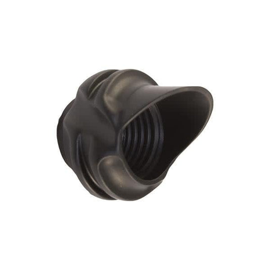 Specialty Archery Hooded Peep 3/16 inch, 37-degree angle, black color, designed for precision archery aiming.
