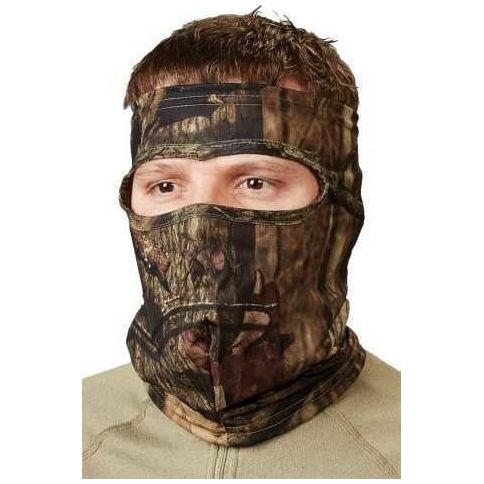 Hunters Specialties Plus Scent-A-Way Spander 3/4 face mask designed for outdoor use, featuring a camouflage pattern for effective concealment while hunting.